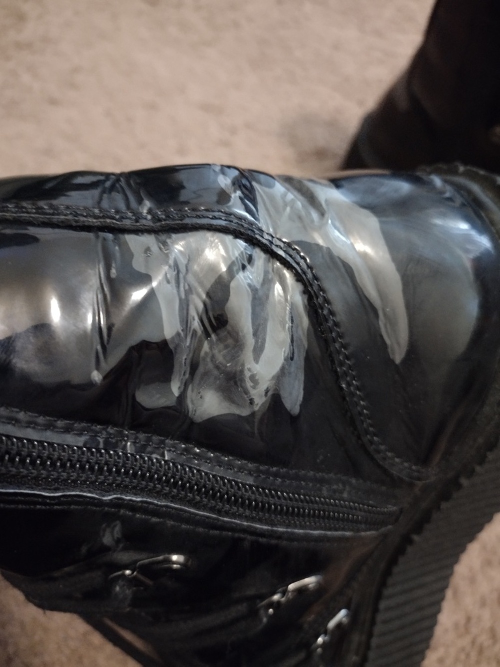 TUK Laced Up Creeper Boots - Picture 7 of 10